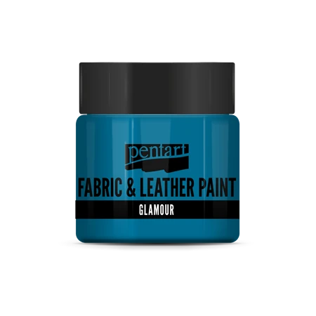 Textil és bőrfesték PENTART Glamour 50ml kékezüst