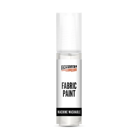 Textilfesték PENTART 20ml mosógépben mosható gyöngyházfehér