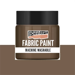 Textilfesték PENTART 50ml mosógépben mosható barna