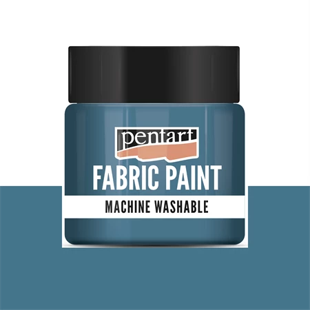 Textilfesték PENTART 50ml mosógépben mosható petrolkék