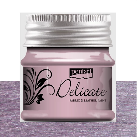 Textil és bőrfesték PENTART Delicate 50ml lilaezüst