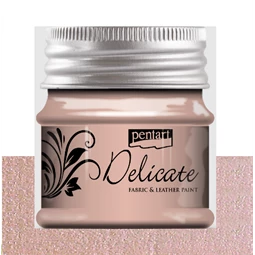 Textil és bőrfesték PENTART Delicate 50ml rózsaarany