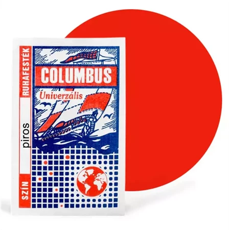 Textilfesték pigment por 5g COLUMBUS piros