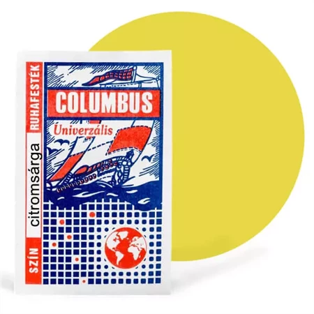 Textilfesték pigment por 5g COLUMBUS sárga