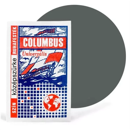 Textilfesték pigment por 5g COLUMBUS szürke