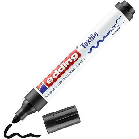 Textilfilc EDDING 4500 2-3mm hegy fekete