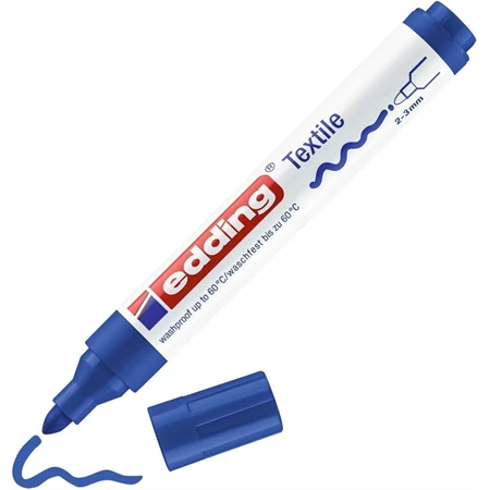 Textilfilc EDDING 4500 2-3mm hegy kék