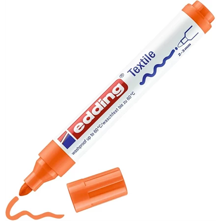 Textilfilc EDDING 4500 2-3mm hegy narancssárga