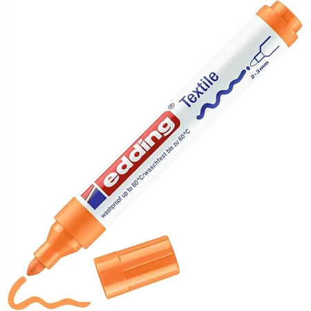 Textilfilc EDDING 4500 2-3mm hegy neon narancssárga