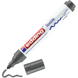 Textilfilc EDDING 4500 2-3mm hegy szürke