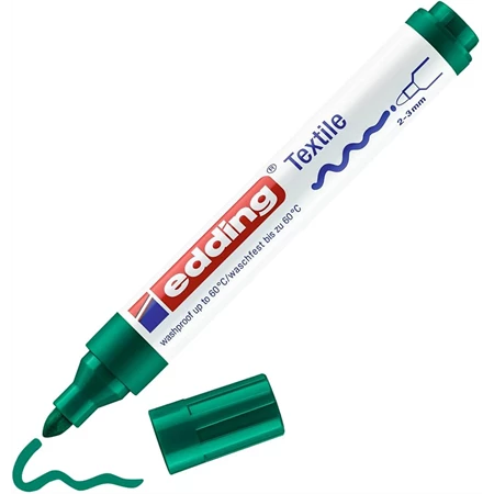 Textilfilc EDDING 4500 2-3mm hegy zöld