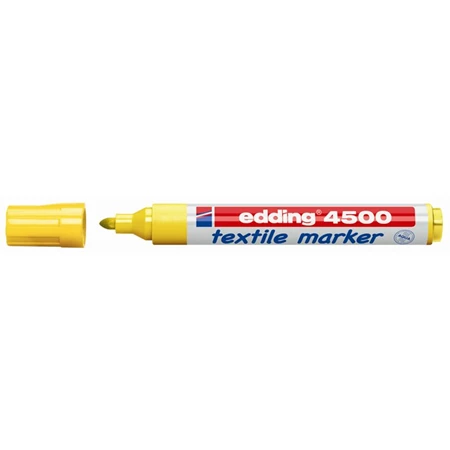 Textilfilc EDDING 4500 2-3mm hegy sárga