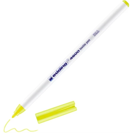 Textilfilc EDDING 4600 1mm-es hegy neon sárga
