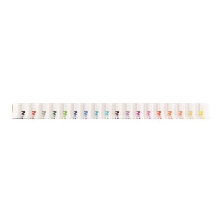 Textilfilc készlet 18db-os APLI Kids kétvégű 2,5-4,2 mm, "Textile", 18 különböző szín