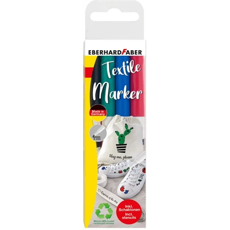 Textilfilc készlet 4db-os EBERHARD FABER Artist Color