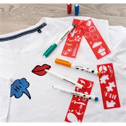 Textilfilc készlet 8db-os + 4:1-ben sablonnal műanyag tartóban