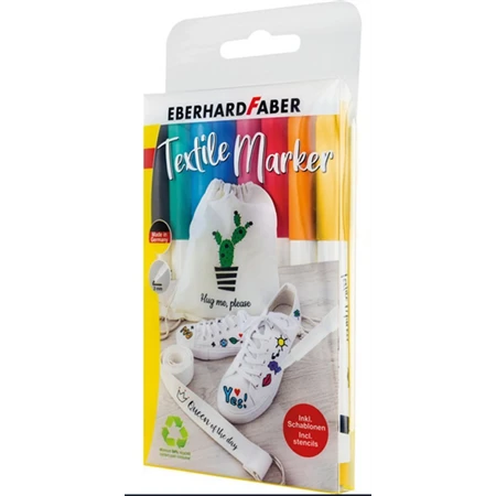 Textilfilc készlet 8db-os + 4:1-ben sablonnal műanyag tartóban