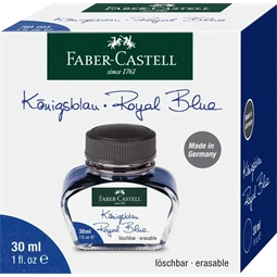 Tinta üveges Faber-Castell 30ml, királykék