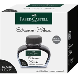 Tinta üveges Faber-Castell 62,5 ml fekete