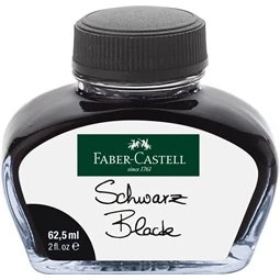 Tinta üveges Faber-Castell 62,5 ml fekete