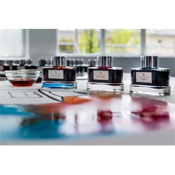 Tinta üveges Graf von Faber-Castell 75ml, karbonfekete okmánybiztos, magas színfényességű