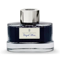 Tinta üveges Graf von Faber-Castell 75ml, királykék, okmánybiztos, magas színfényességű