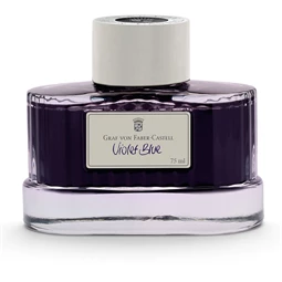 Tinta üveges Graf von Faber-Castell 75ml, liláskék, okmánybiztos, magas színfényességű violet blue