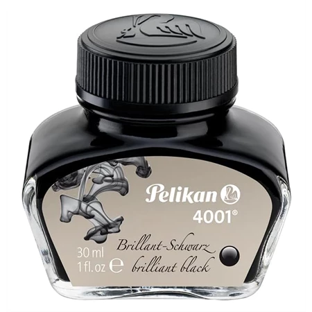 Tinta üveges PELIKAN 4001 30ml, fekete