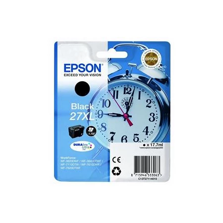 Tintapatron EPSON T27114010 fekete (27XL) /o/ eredeti