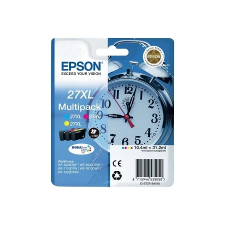 Tintapatron EPSON T27154010 színes pack (27XL) /o/ eredeti