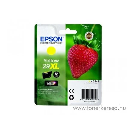 Tintapatron EPSON T2994 XL sárga /o/ eredeti