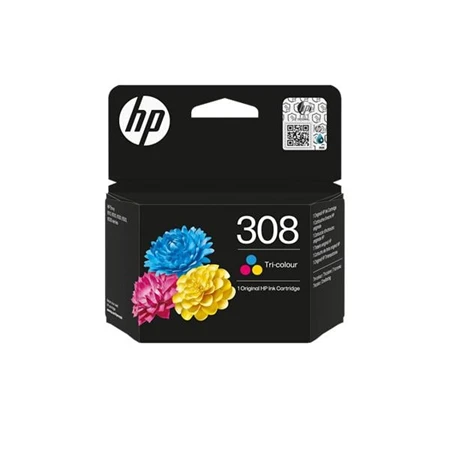 Tintapatron HP 308 színes 7FP20UE Deskjet 2900, Envy 6110e nyomtatókhoz, 120 oldal