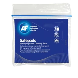 Tisztítókendő izopropil alkohollal, nagy méretű, 10 db, AF Safepads 10 db/csomag