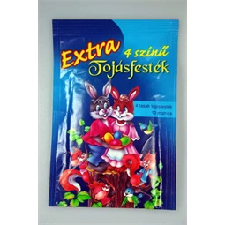 Tojásfesték Extra 4 festék+10 matrica