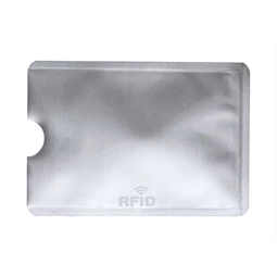 Tok bankkártya tartó, alumínium, 60×90 mm, RFID védelemmel, ezüst színű