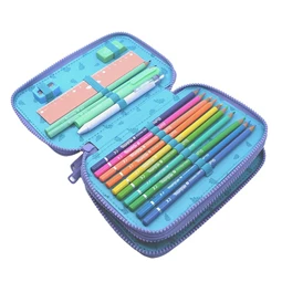 Tolltartó töltött 2 emeletes Lilo és Stitch pasztell mintás COOLPACK