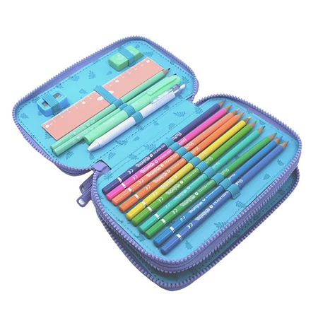 Tolltartó töltött 2 emeletes Lilo és Stitch pasztell mintás COOLPACK