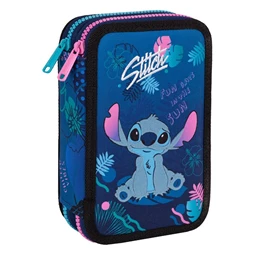 Tolltartó töltött 2 emeletes Lilo és Stitch kék mintás COOLPACK