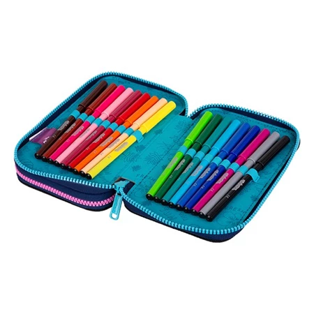 Tolltartó töltött 2 emeletes Lilo és Stitch kék mintás COOLPACK