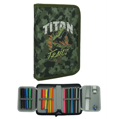 Tolltartó  2 klapnis töltött S-Line 28 részes dino