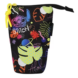 Tolltartó Lilo és Stitch üres, egyberakható fekete mintás 120 × ma: 160 × mé: 60 mm COOLPACK