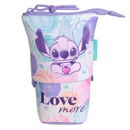 Tolltartó Lilo és Stitch üres, egyberakható pasztell mintás, COOLPACK