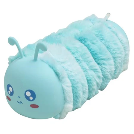 Tolltartó, cipzáras, szőrme-szilikon, EXACOMPTA Caterpillar vegyes színek