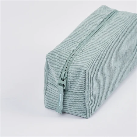 Tolltartó hasáb HERLITZ  kordbársony menta/virág belül 20x10x7,5 cm