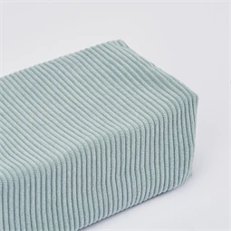 Tolltartó hasáb HERLITZ  kordbársony menta/virág belül 20x10x7,5 cm