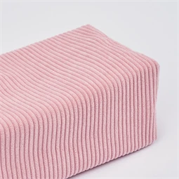 Tolltartó hasáb HERLITZ  kordbársony pasztell rózsaszin/virág belül 20x10x7,5 cm