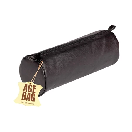 Tolltartó henger CLAIREFONTAINE Age-Bag 22x8cm bőr fekete