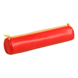Tolltartó henger CLAIREFONTAINE Rhodiarama 21,5x5cm műbőr pipacs