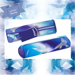 Tolltartó henger MAPED Arctic jégvilág – henger alakú, cipzáras megcsillanó metálszínekben