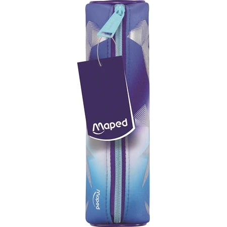 Tolltartó henger MAPED Arctic jégvilág – henger alakú, cipzáras megcsillanó metálszínekben